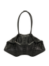 Manta, &pound;1,100, Handbags, Black, Leather, Front view